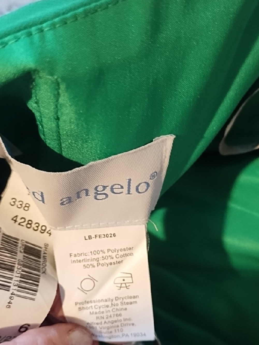 Alfred Angelo Strapless Green Chiffon Cocktail Dress Like New Size 6. Gorgeous. - Picture 4 of 14